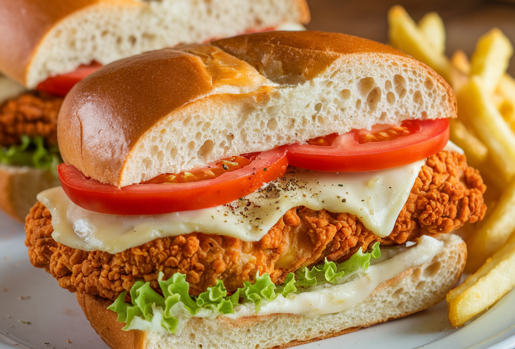 Air Fryer Chicken Sandwich