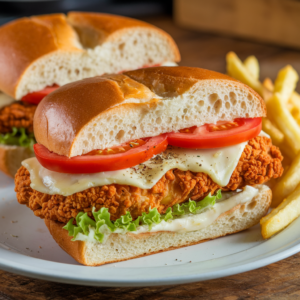 Air Fryer Chicken Sandwich