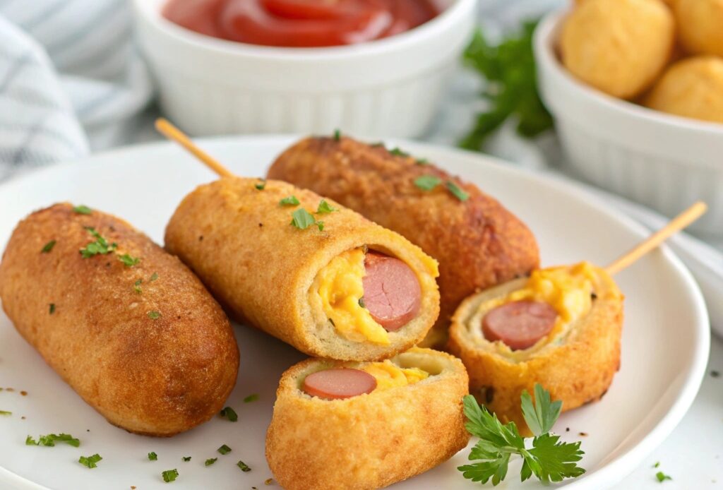 Air Fryer Mini Corn Dogs (frozen)