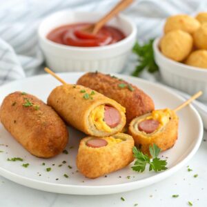 Air Fryer Mini Corn Dogs (frozen)