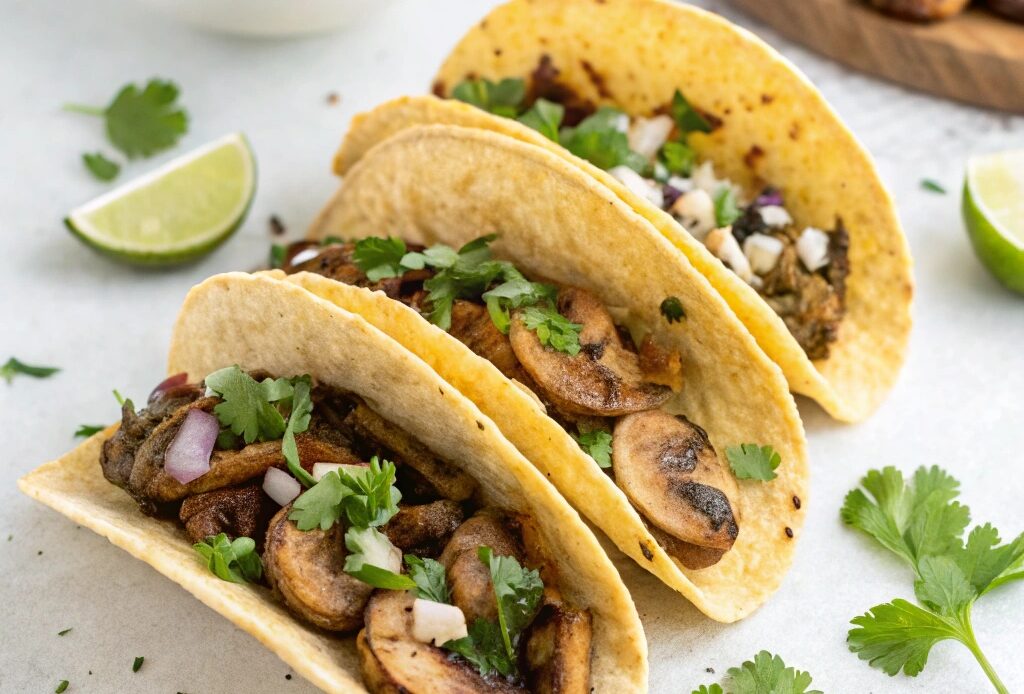 Air Fryer Mushroom Tacos Recipe