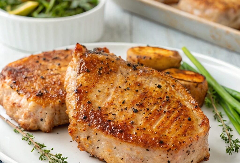 Seasoned Air Fryer Pork Chops