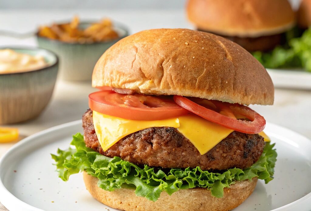 Air Fryer Beyond Burger