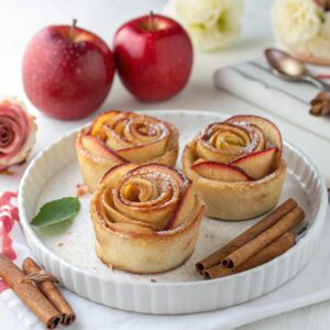 Cinnamon Air Fryer Apple Roses