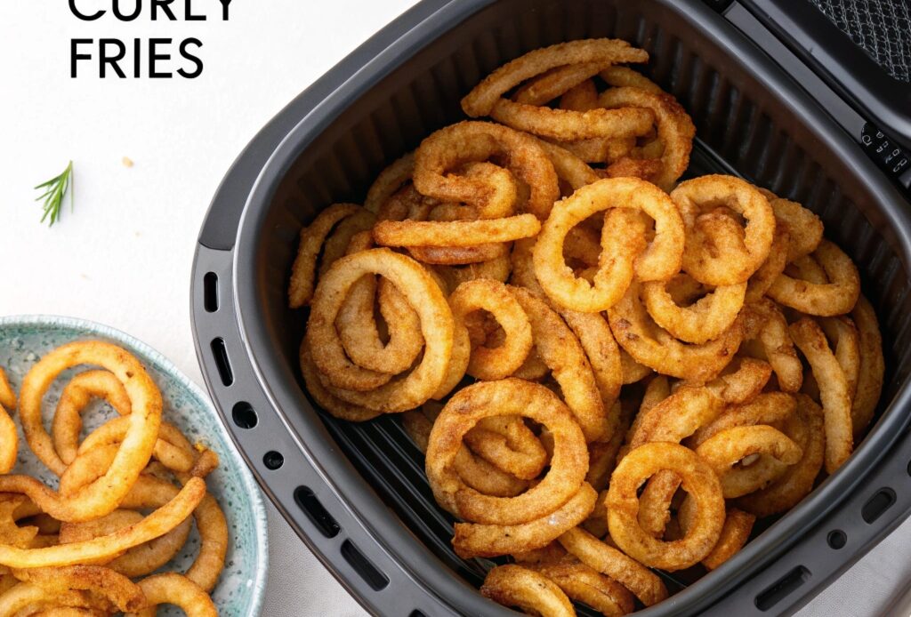 Frozen Curly Fries in Air Fryer