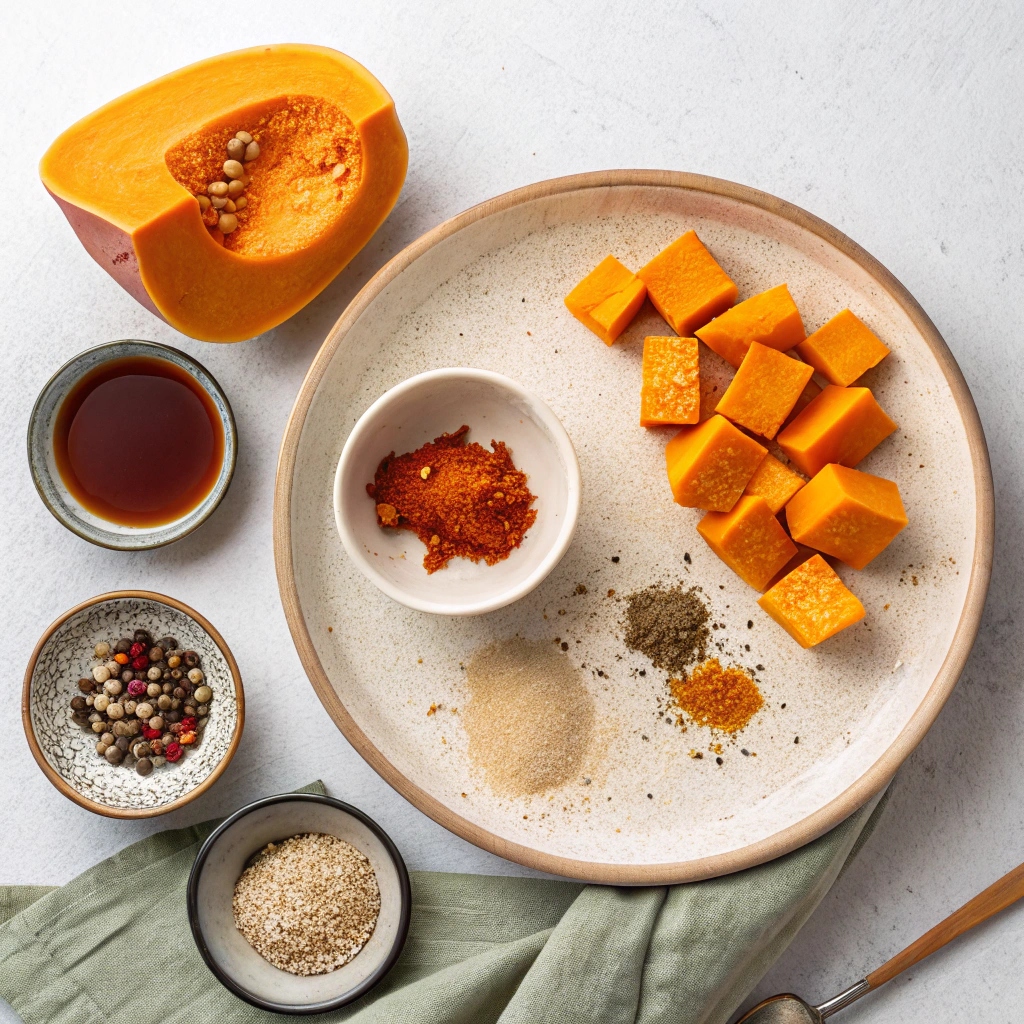 Ingredients for Air Fryer Butternut Squash