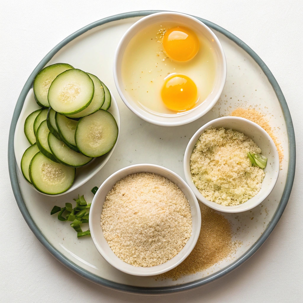 Ingredients for Zucchini Chips