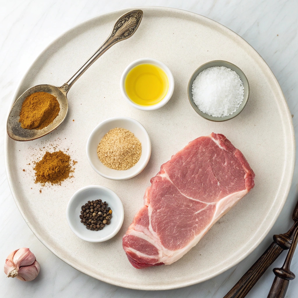 Ingredients for Perfect Air Fryer Pork Chops