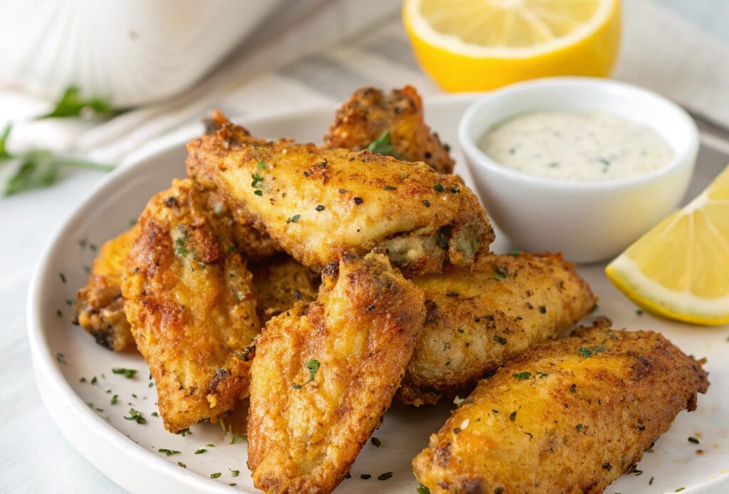 Air Fryer Lemon Pepper Wings