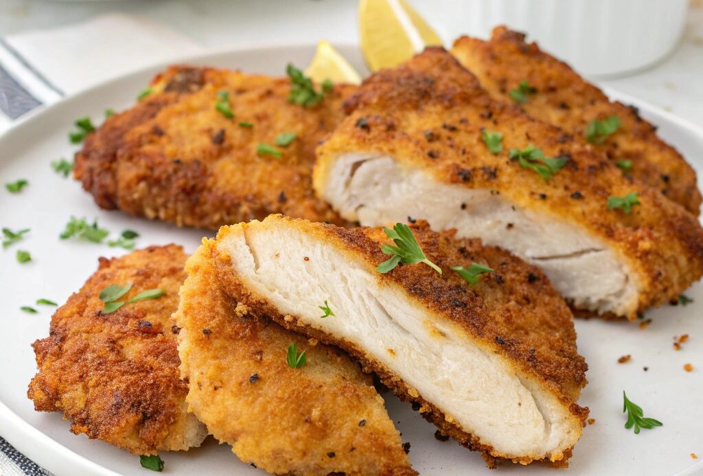 Crispy Air Fryer Chicken Cutlets