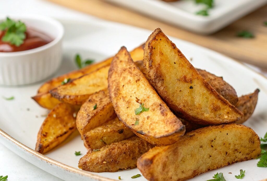 Air Fried Potato Wedges