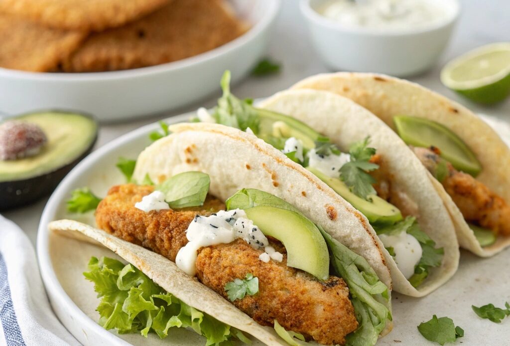 Air Fryer Fish Tacos