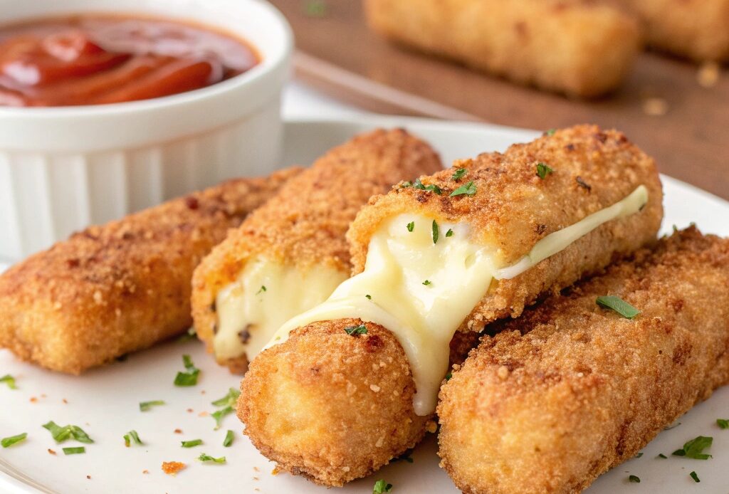 Air Fryer Mozzarella Sticks