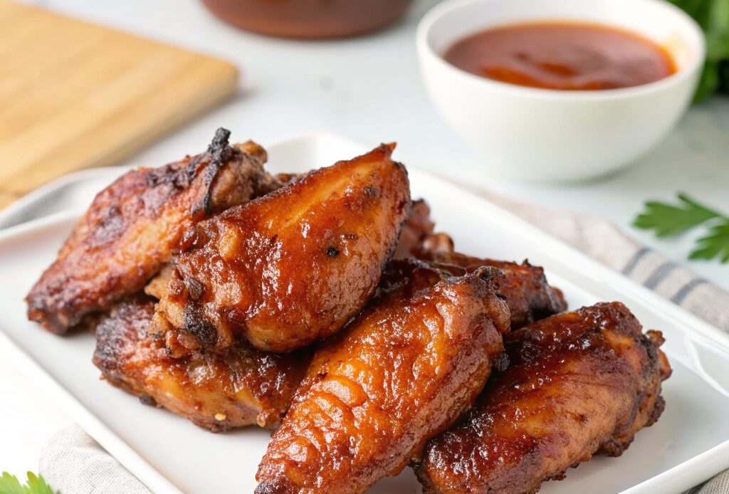 Air Fryer BBQ Chicken Wings