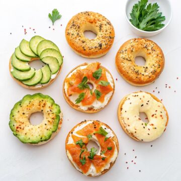 Air Fryer Bagel bites