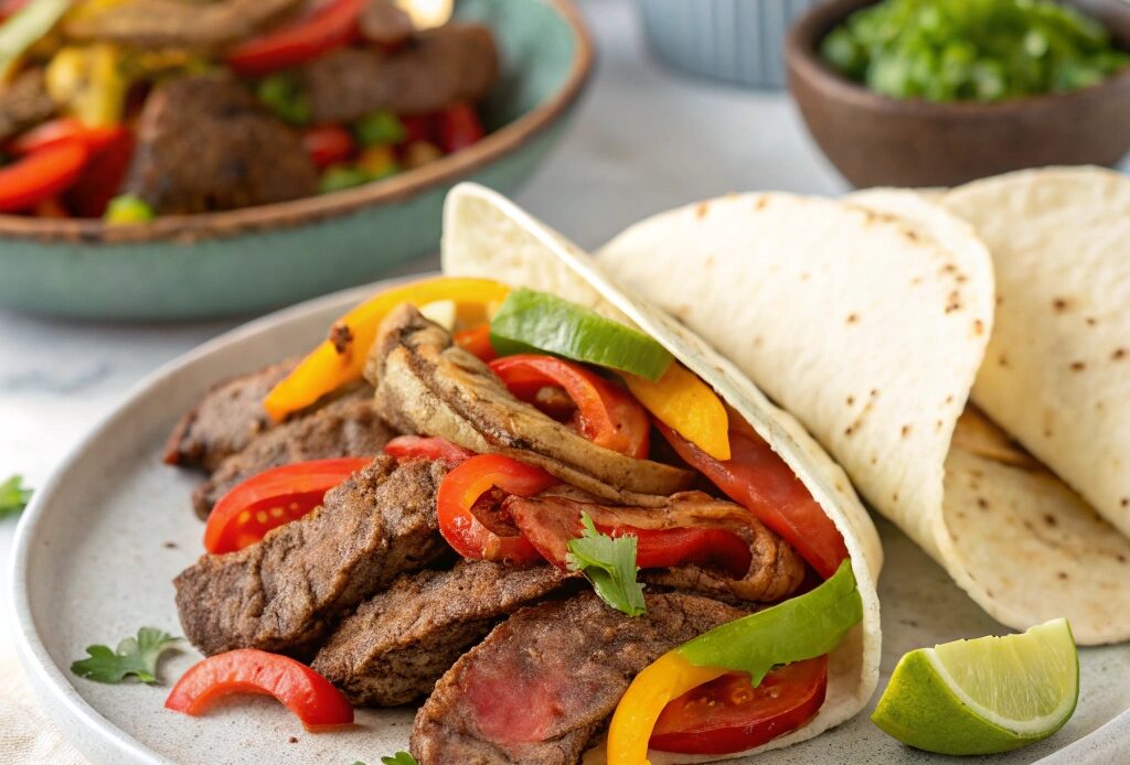 Air Fryer Beef Tenderloin Fajitas