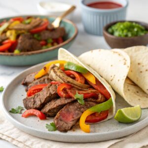 Air Fryer Beef Tenderloin Fajitas