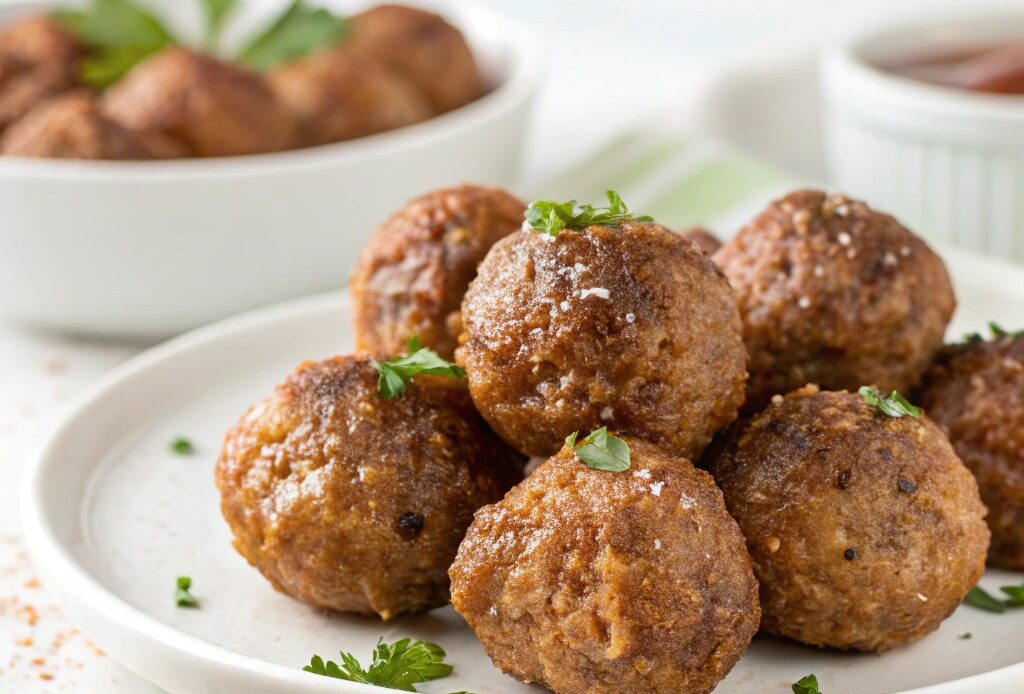 Frozen Meatballs in Air Fryer