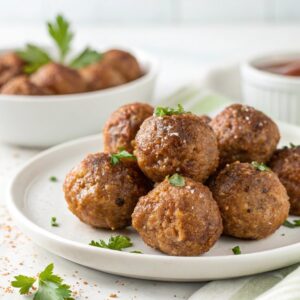 Frozen Meatballs in Air Fryer