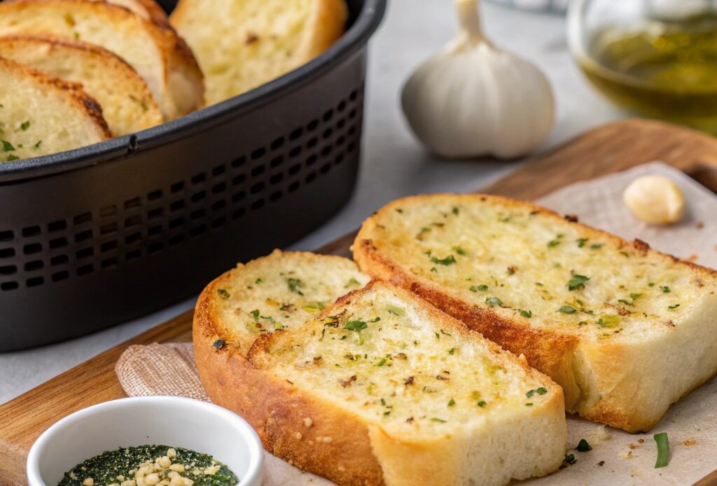 Frozen Garlic Bread in the Air Fryer