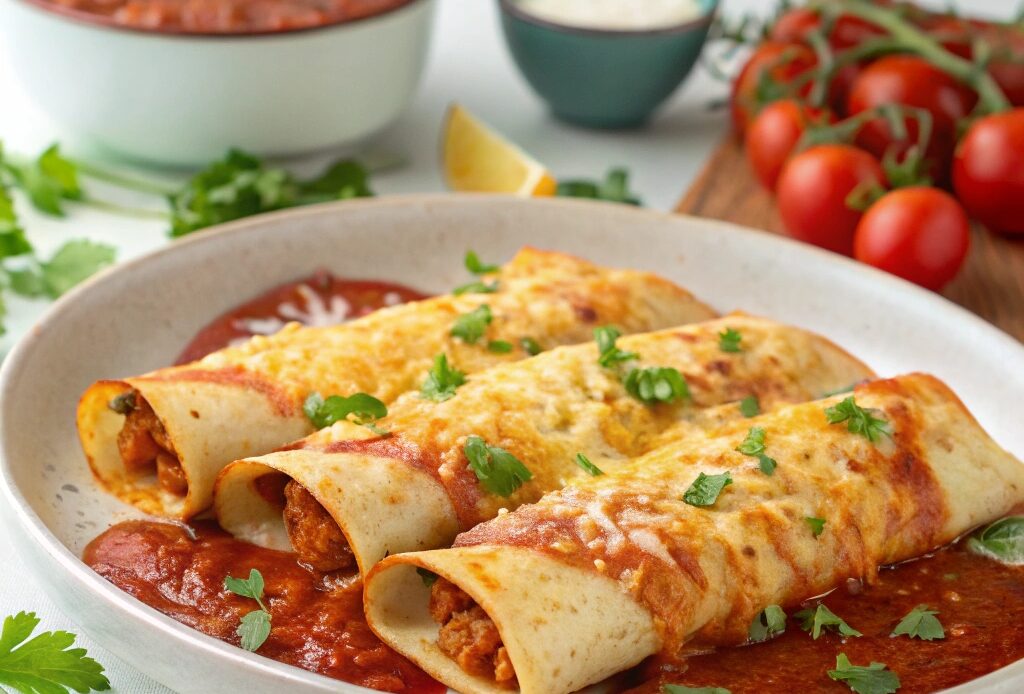 Air Fryer Enchiladas