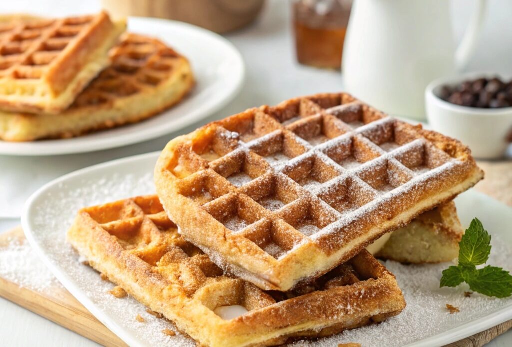 Frozen Waffles in Air Fryer