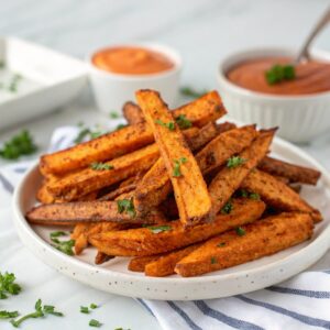 Frozen Sweet Potato Fries in Air Fryer