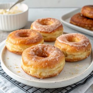 Air Fryer Doughnuts (From Scratch)