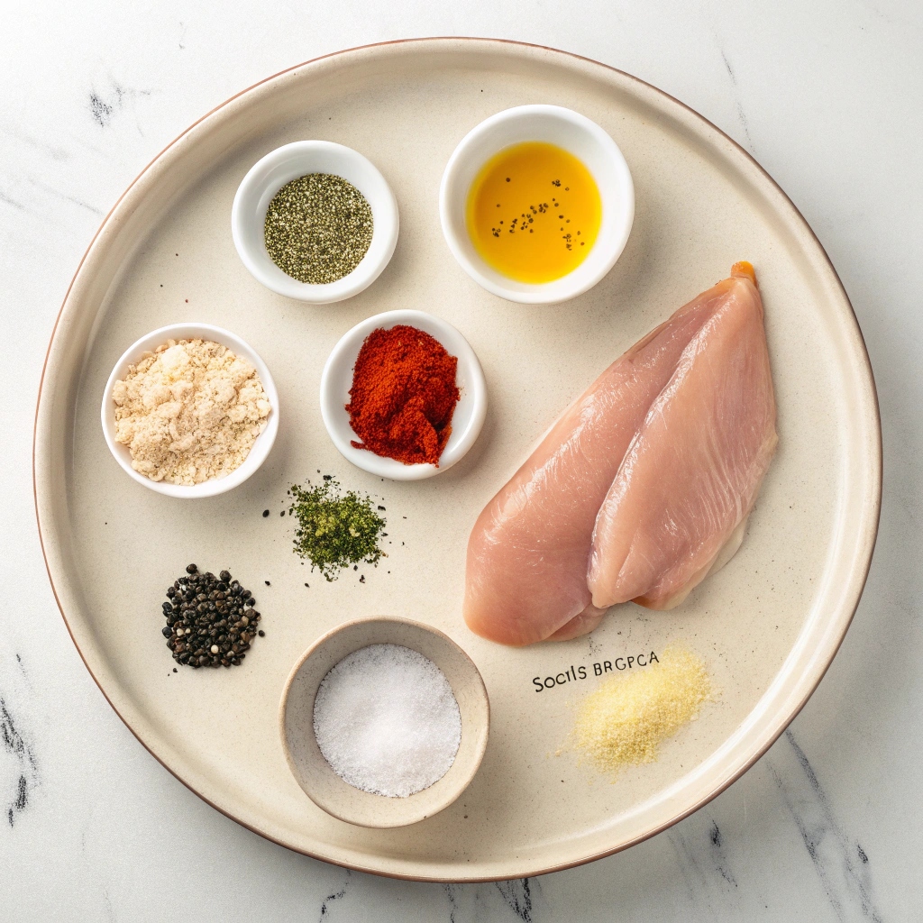 Ingredients for Air Fryer Chicken Breast