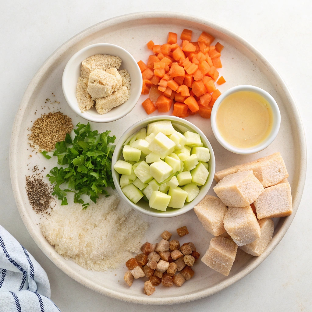 Ingredients for Air Fryer Stuffing