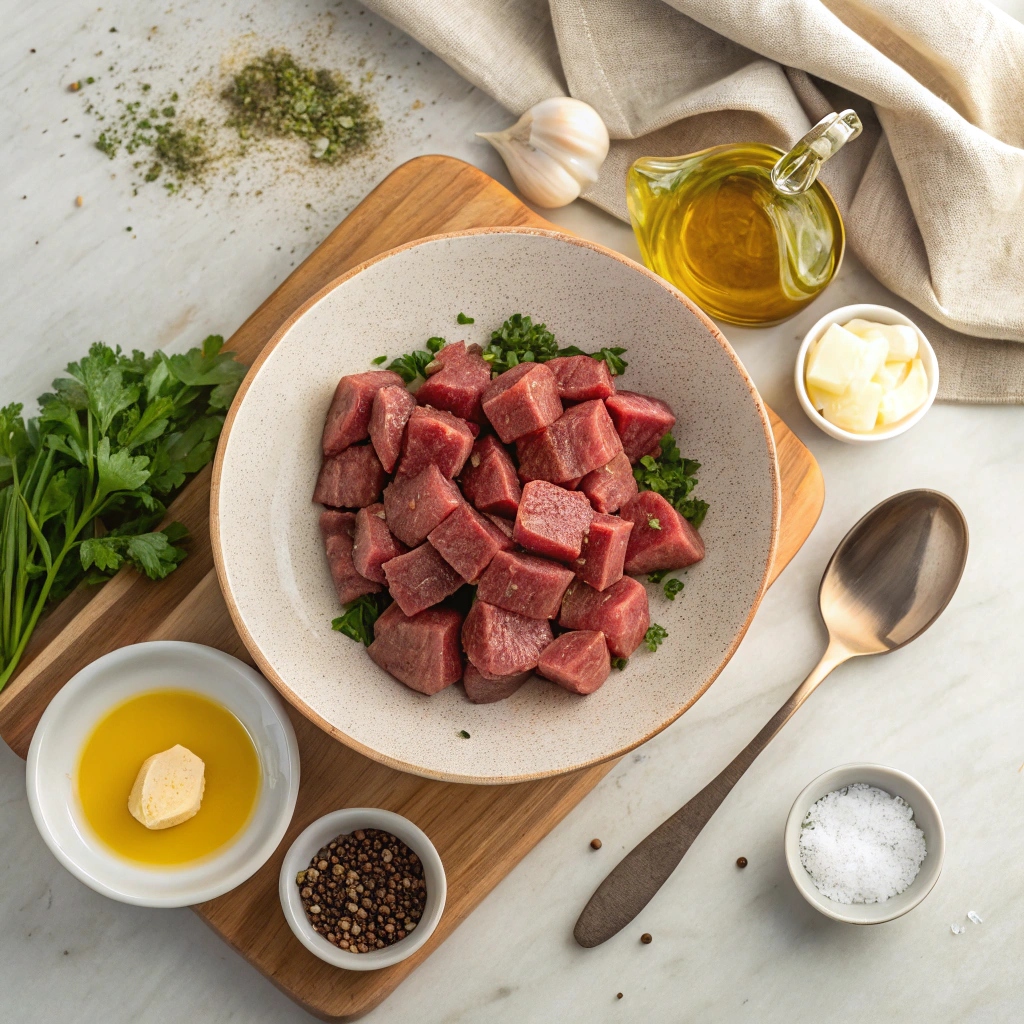 Fresh & Juicy Air Fryer Steak Bites Ingredients