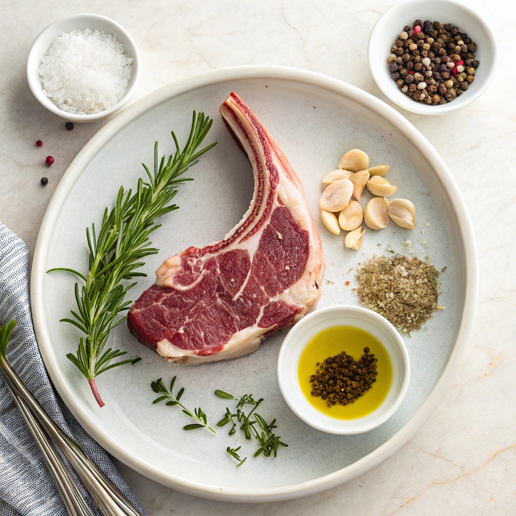 Ingredients for Perfect Air Fryer Lamb Chops