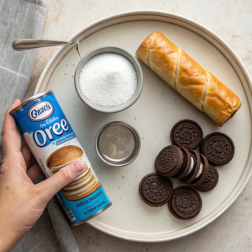 Ingredients for Air-Fried Oreo Delights