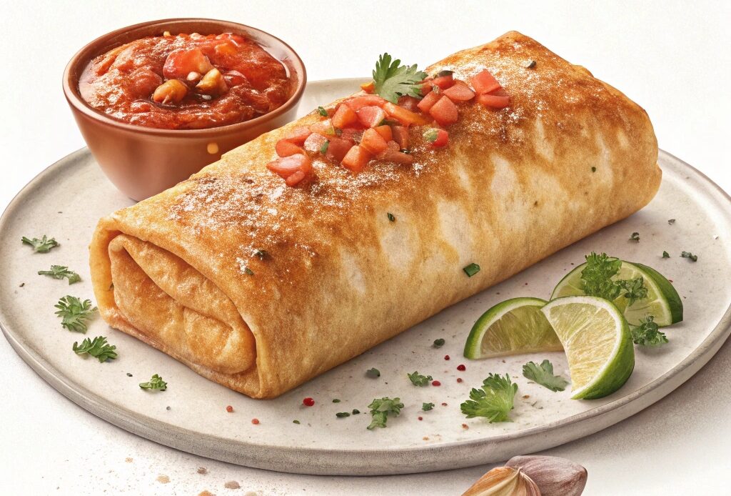 Air Fryer Frozen Chimichanga