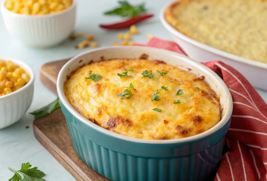 Air Fryer Creamed Corn Casserole