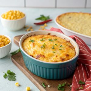 Air Fryer Creamed Corn Casserole