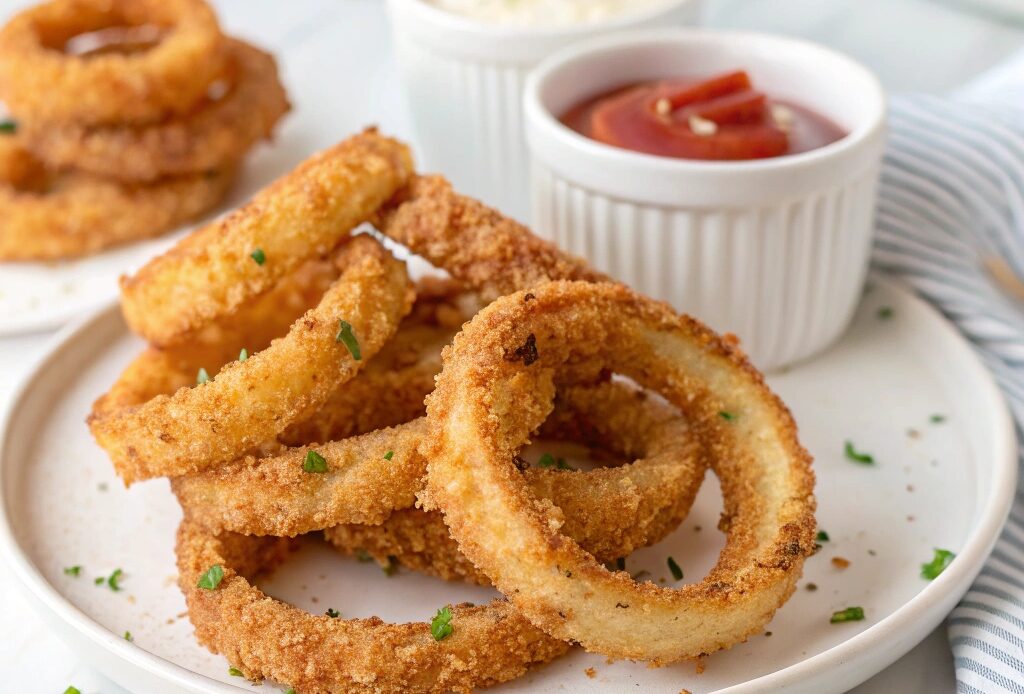 Ingredients For Crispy Air-Fried Onion Rings