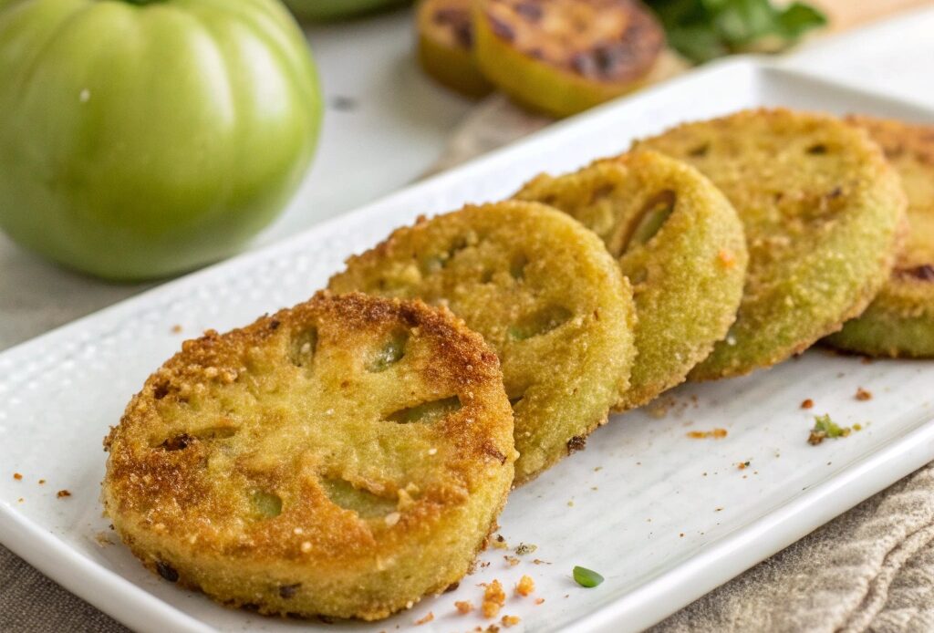 Air Fryer Fried Green Tomatoes