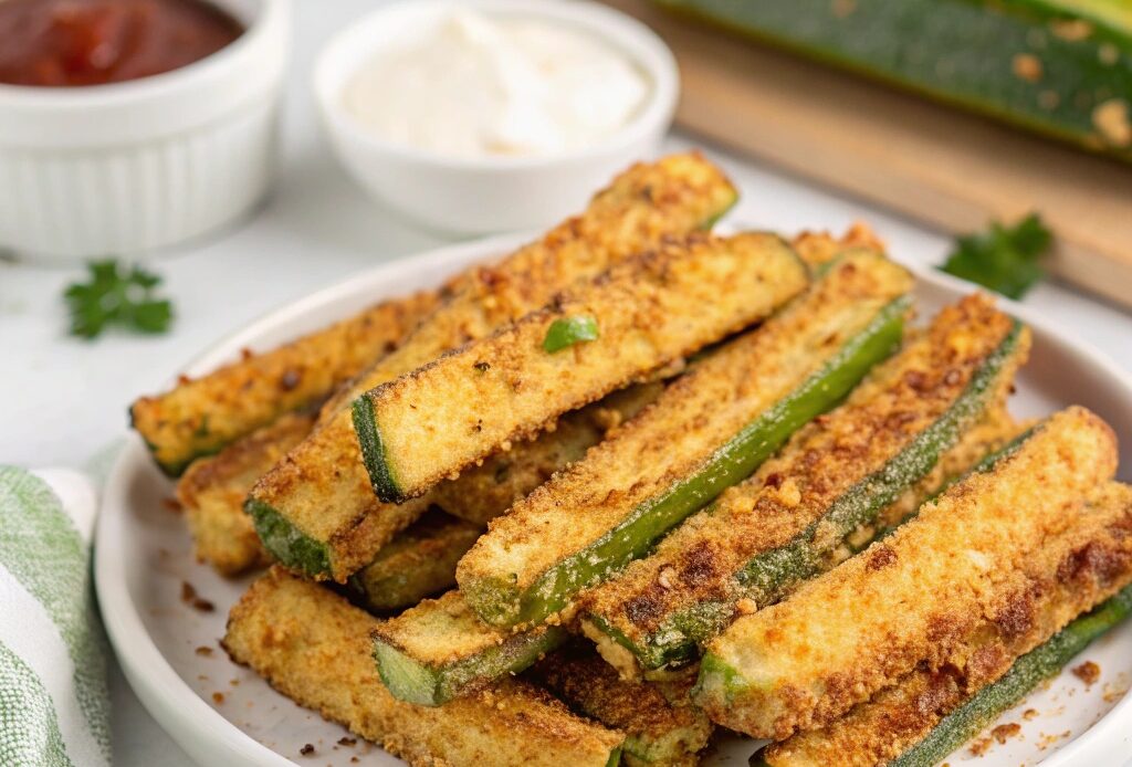 Air Fryer Keto Zucchini Fries (Low Carb)