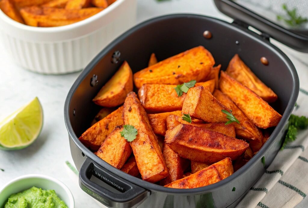 Mexican Sweet Potatoes in the Air Fryer