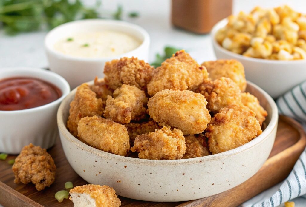 Air Fryer Frozen Popcorn Chicken