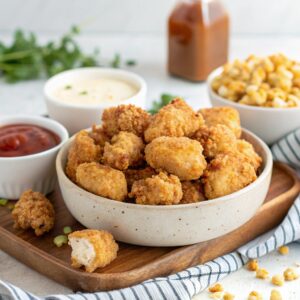 Air Fryer Frozen Popcorn Chicken