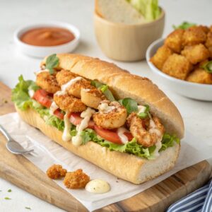 Air Fryer Shrimp Po Boys Recipe