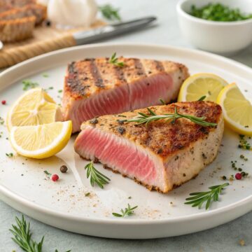 Air Fryer Tuna Steaks