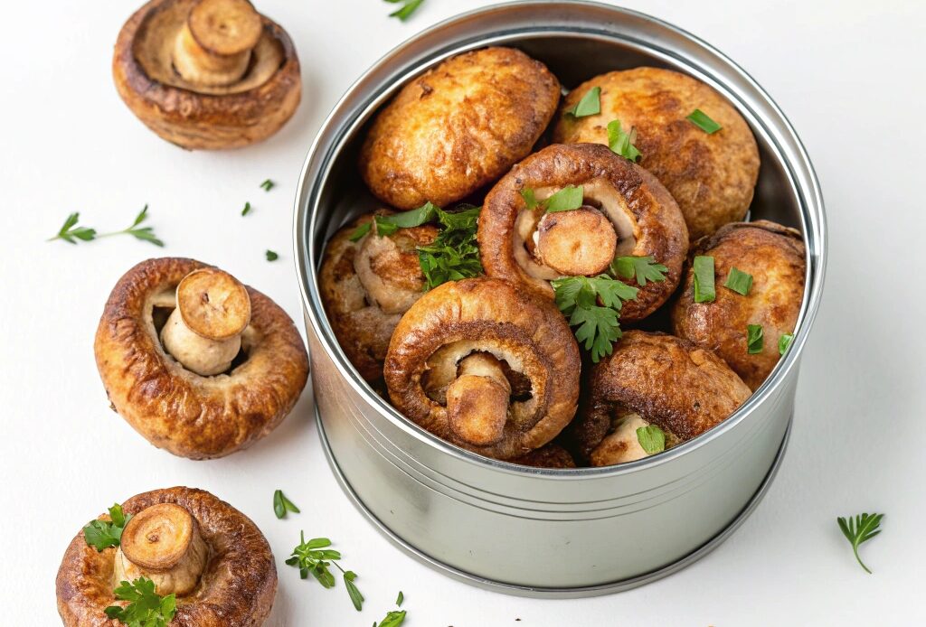 Air Fryer Mushrooms (From a Can)