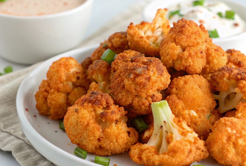 Air Fryer Buffalo Cauliflower