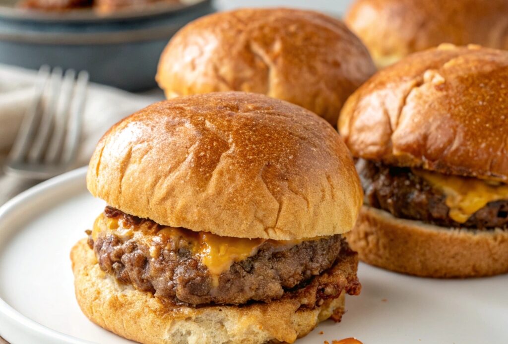 Frozen Hamburgers in the Air Fryer