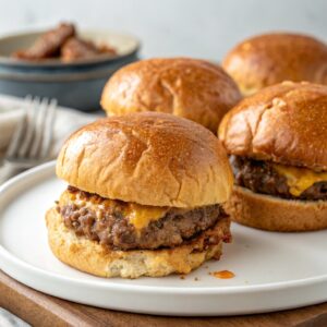 Frozen Hamburgers in the Air Fryer