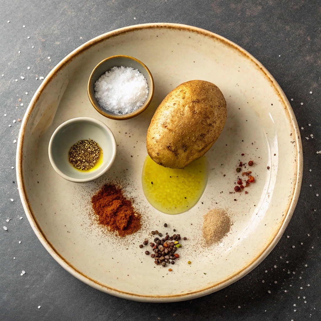 Ingredients For Air Fryer Potato Wedges