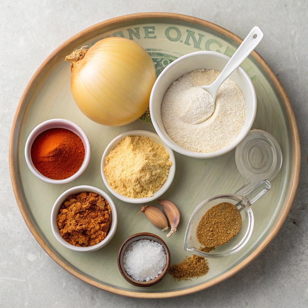 Ingredients For Crispy Air-Fried Onion Rings